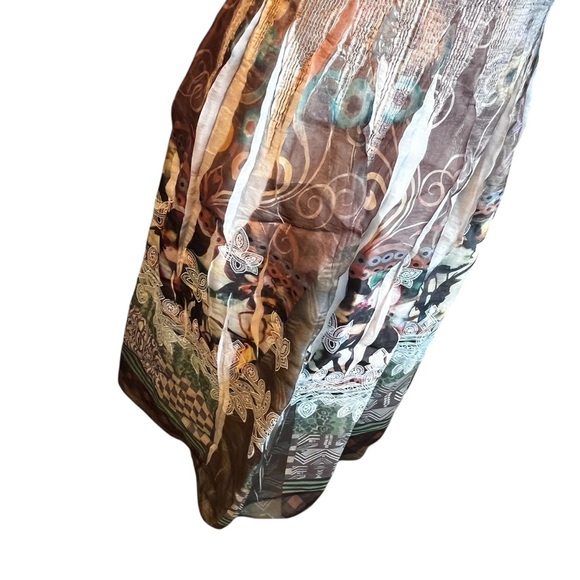 Anthropologie Lapis Smocked Convertible Skirt or Dress One Size - Picture 7 of 8